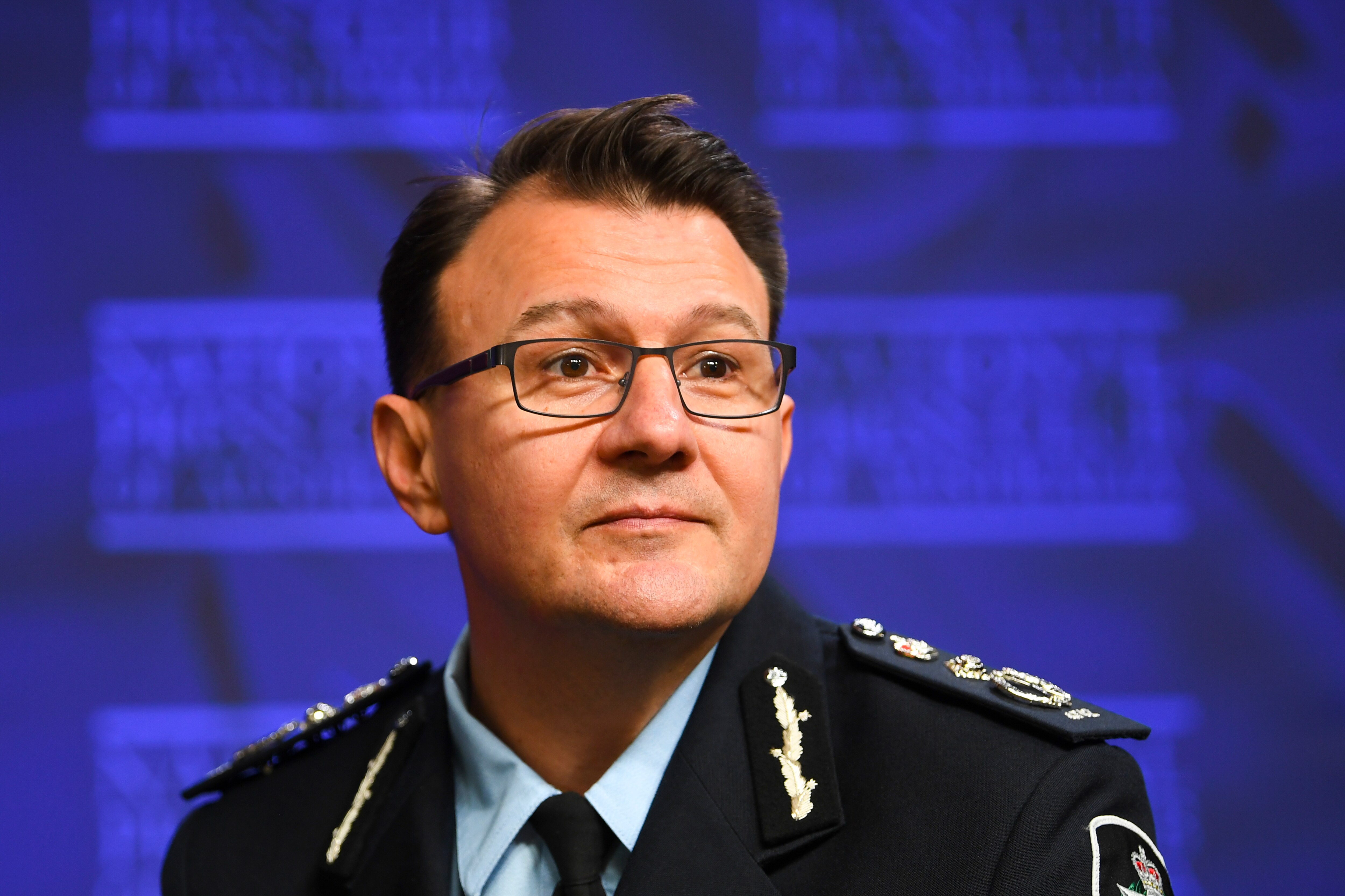 Australian Federal Police Commissioner Reece Kershaw.