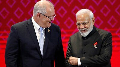 Australia and India are 'natural partners', says Prime Minister Scott  Morrison at Raisina Dialogue
