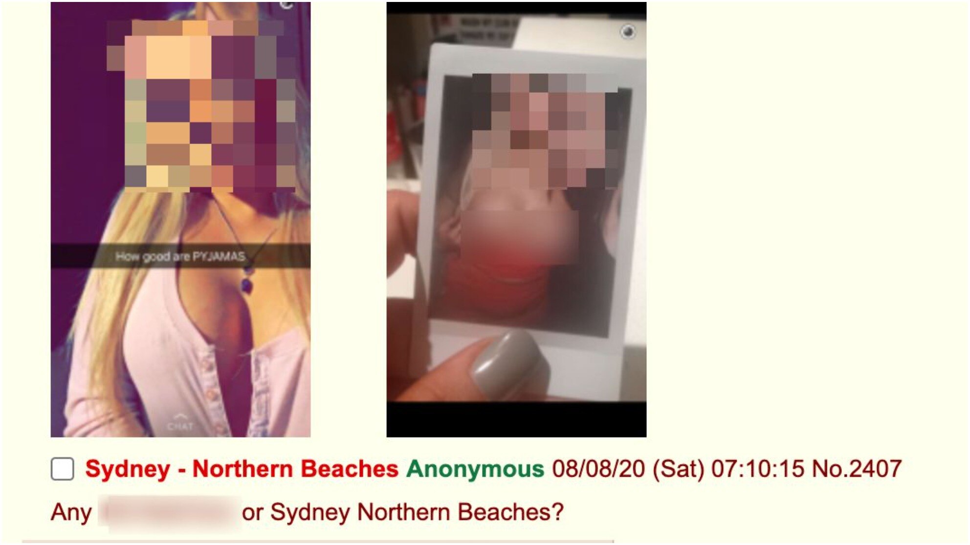 数千名包括未成年在内的澳洲女性裸照被非法上传