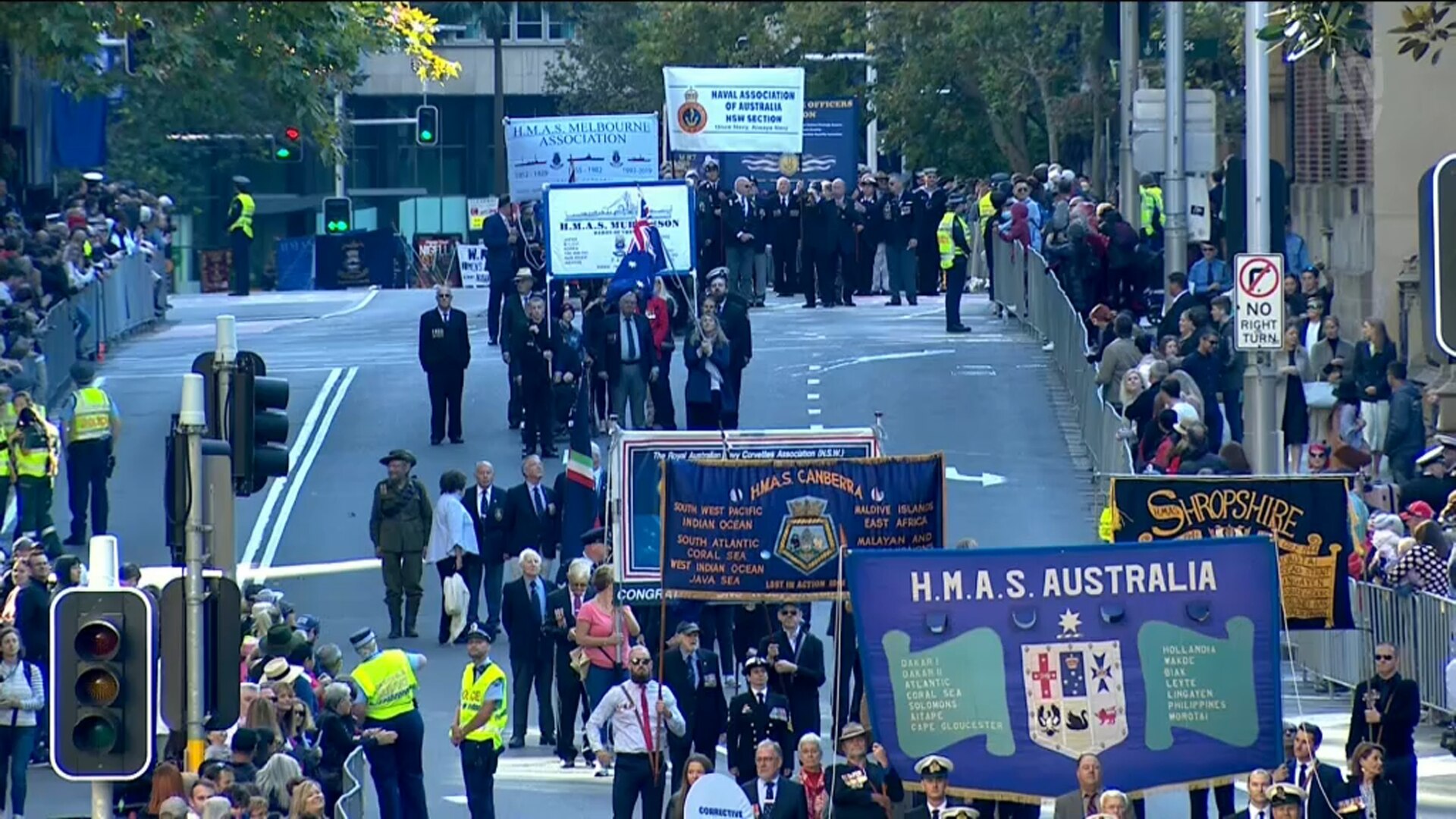 A total of 10,000 people have been allowed to march in the ANZAC Day parade in Sydney.