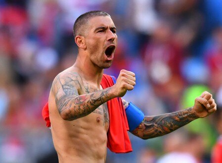 Captain Kolarov fires Serbia to victory over Costa Rica
