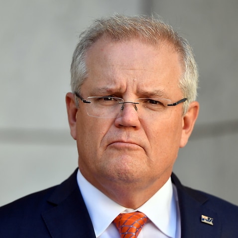 Prime Minister Scott Morrison at a press conference at Parliament House in Canberra, Thursday, July 9, 2020. (AAP Image/Mick Tsikas) NO ARCHIVING