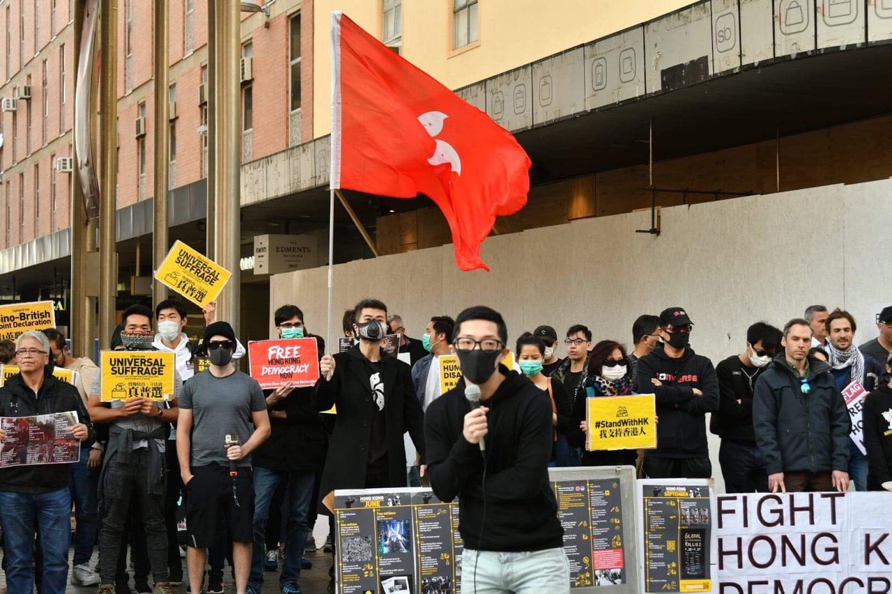 Adelaide joins global protests for Hong Kong