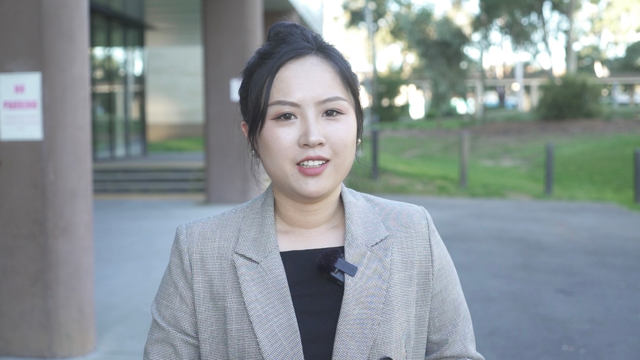 Canberran Shengnan Yao says she's casting her vote based on housing affordability. 