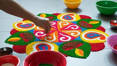 10 Easy Rangoli Designs For Diwali 2020