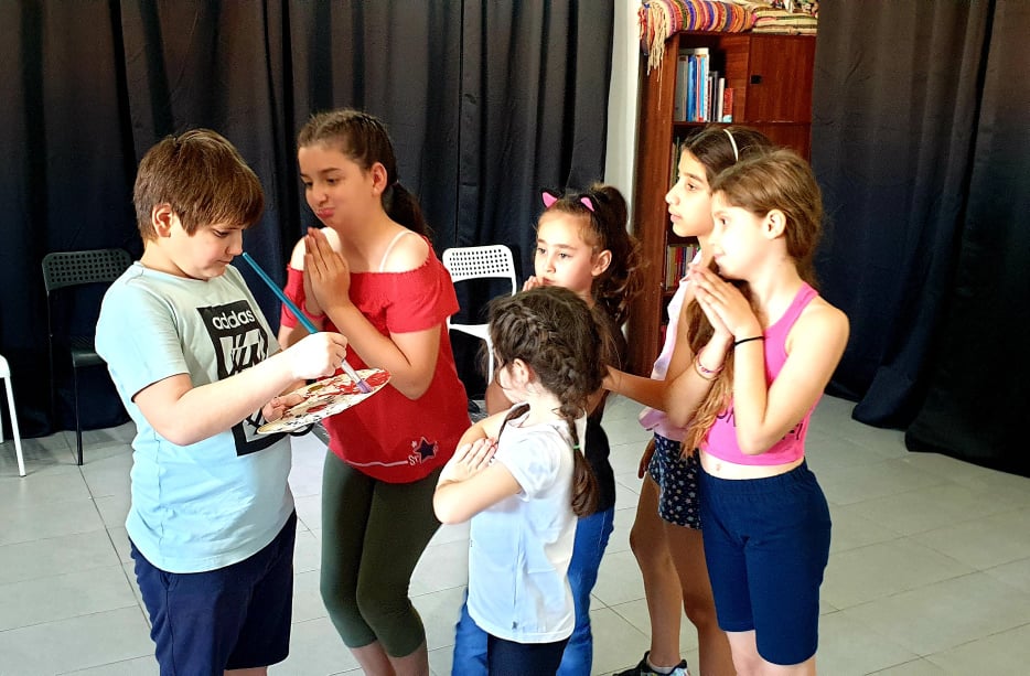 Students from the «Learning Attitude, Αrts and Εducation Centre», Paphos, Cyprus. 