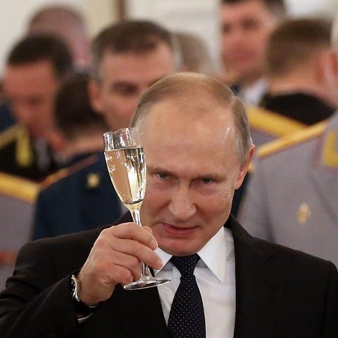 Vladimir Putin told a US President in his New Year wishes to universe leaders that 
