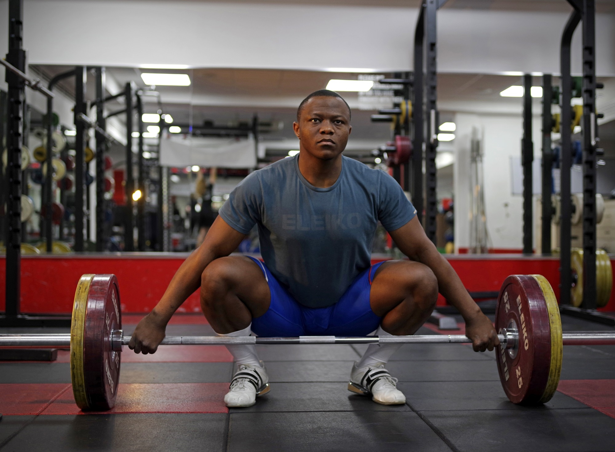 Cyrille Tchatchet says weightlifting was crucial in building mental resilience in his battle with depression.