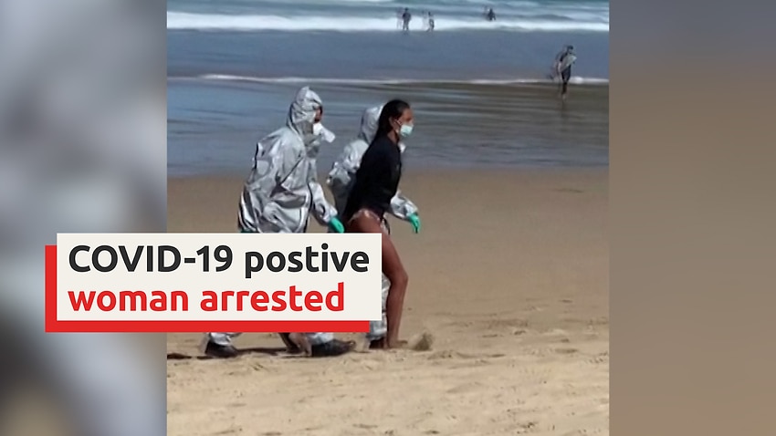 Image for read more article 'Positive coronavirus woman arrested while surfing in Spain'