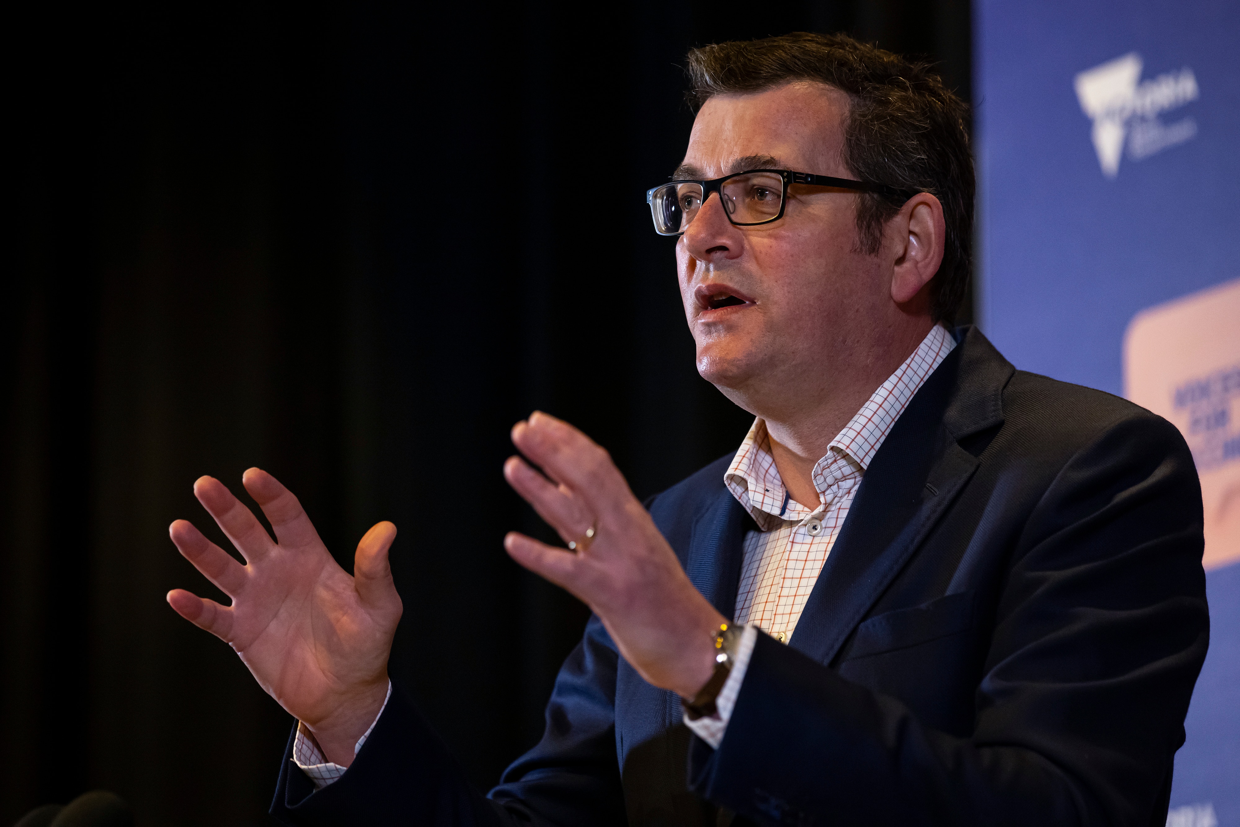 Victorian Premier Daniel Andrews addresses the media during a press conference in Melbourne, Tuesday, August 31, 2021.