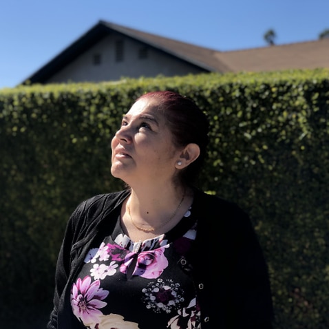 Single mother Araceli says her faith helped her overcome COVID-19.