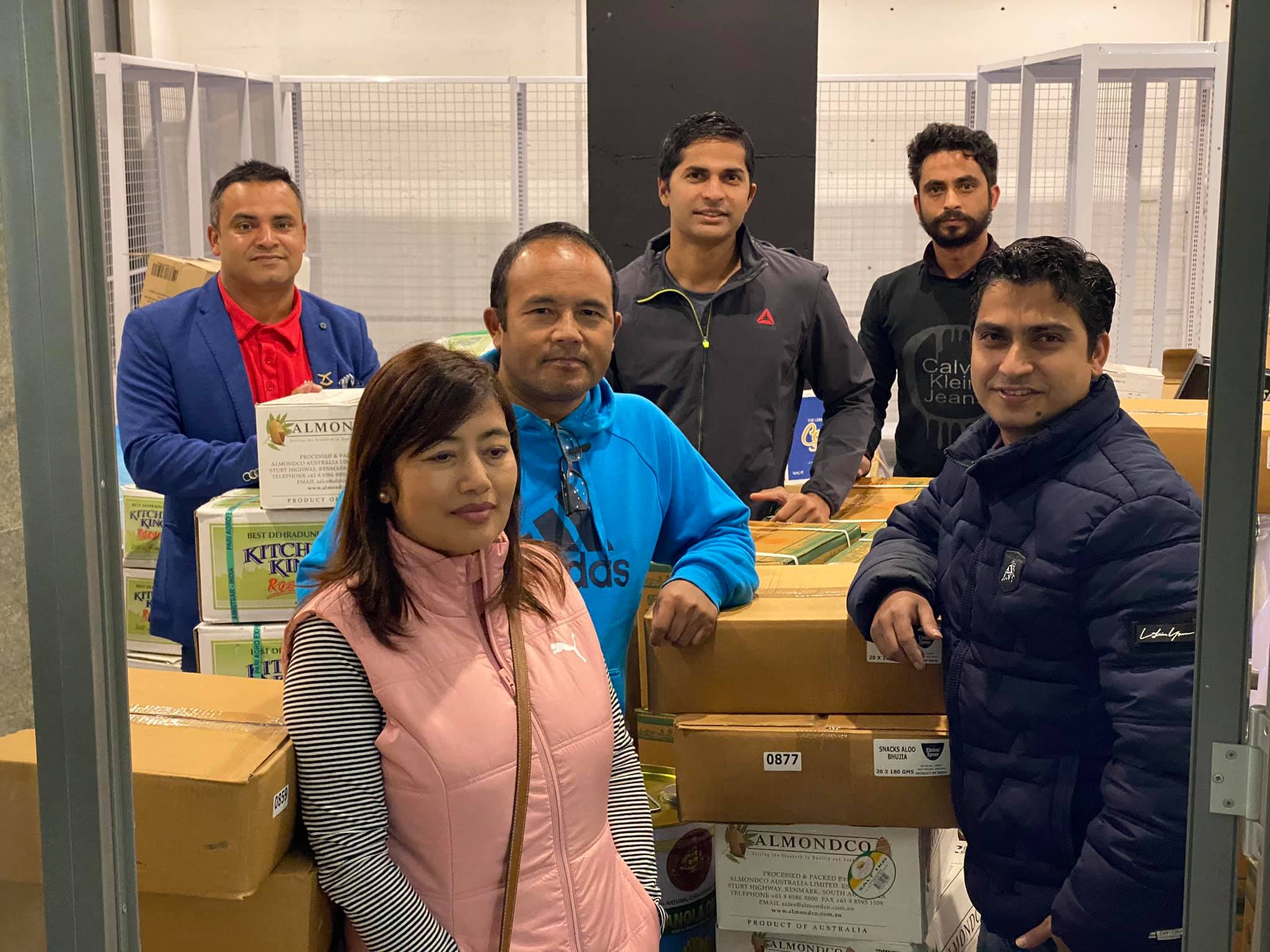NRNA Australia providing food relief to Nepali community members affected by coronavirus