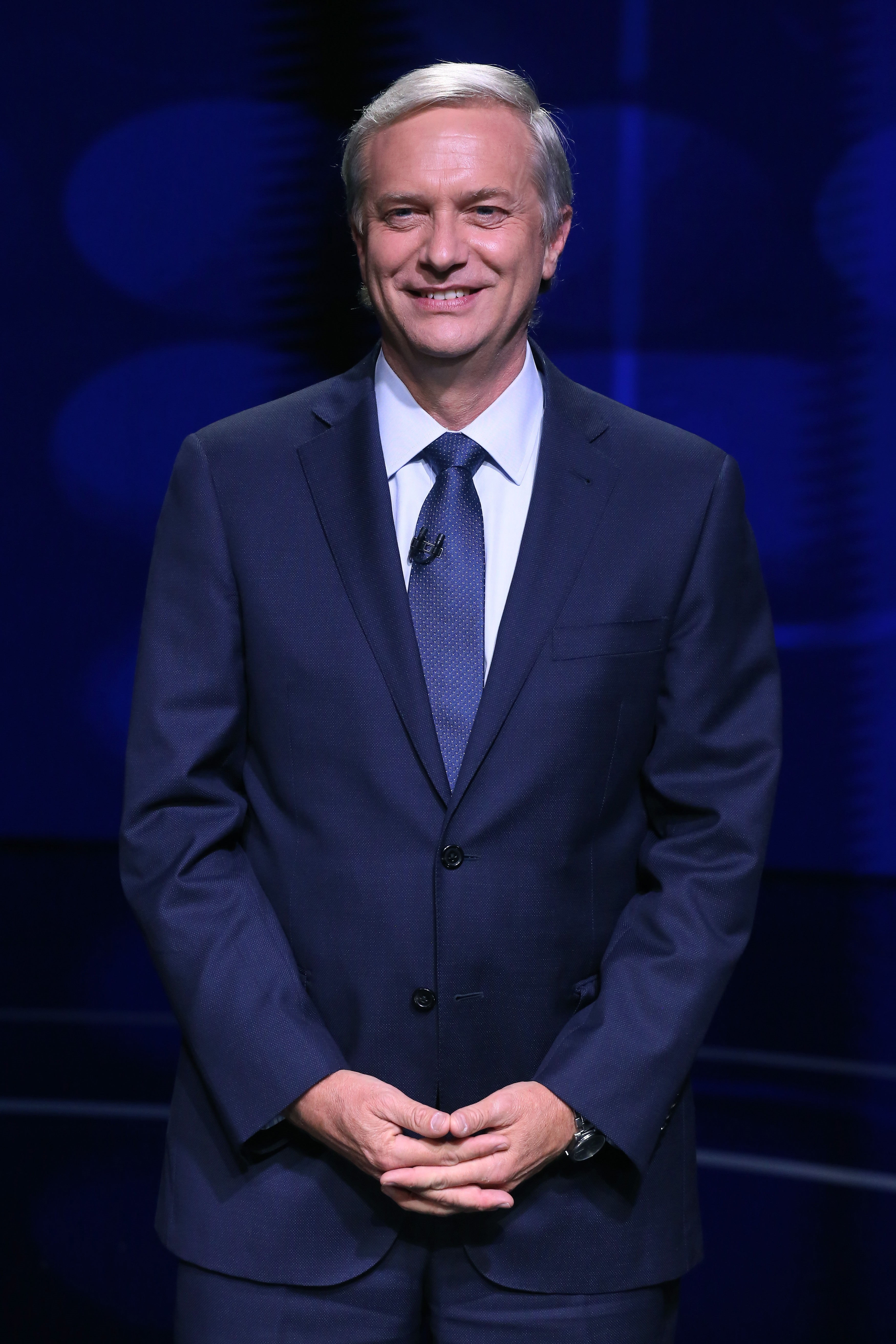 The candidate for the Republican Party, Jose Antonio Kast, participates in the presidential debate organized by the National Association of Television of Chile, in Santiago, Chile, 13 December 2021.  EPA/ELVIS GONZALEZ
